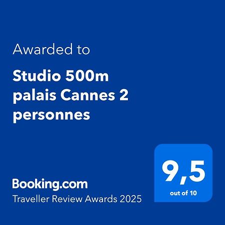Studio 500M Palais Cannes 2 Personnes Экстерьер фото